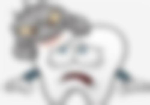 补牙后牙齿上蓝色的是什么，大多是树脂固化痕迹属正常，有不适及时就医